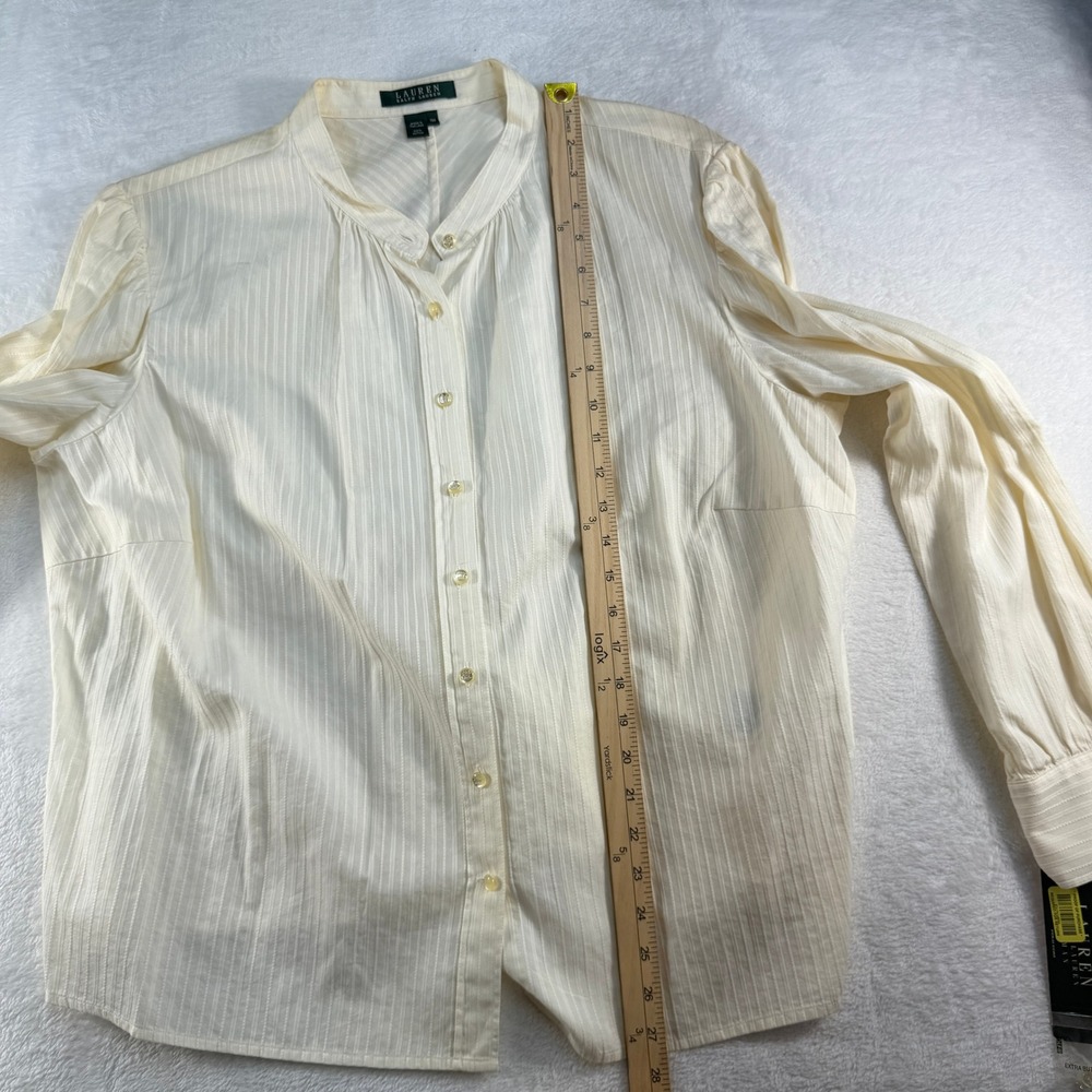 Ralph Lauren LRL Plus 18W Shirt Button Down Quiet Luxury Old Money Professional - Picture 10 of 14